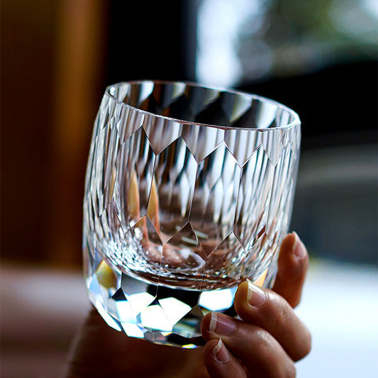 Edo Kiriko 64-Facet Whisky Glass – K9 Crystal