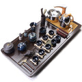 Gongfu Tea Set Tenmoku Glaze | Automatic Wood Tea Tray