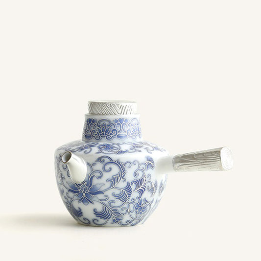 Blue White Porcelain Teapot | Dehua Ceramic Tea Set
