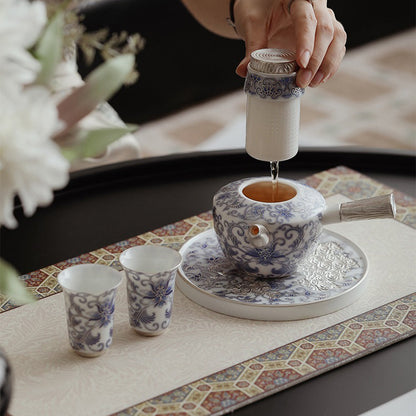 Blue White Porcelain Teapot | Dehua Ceramic Tea Set