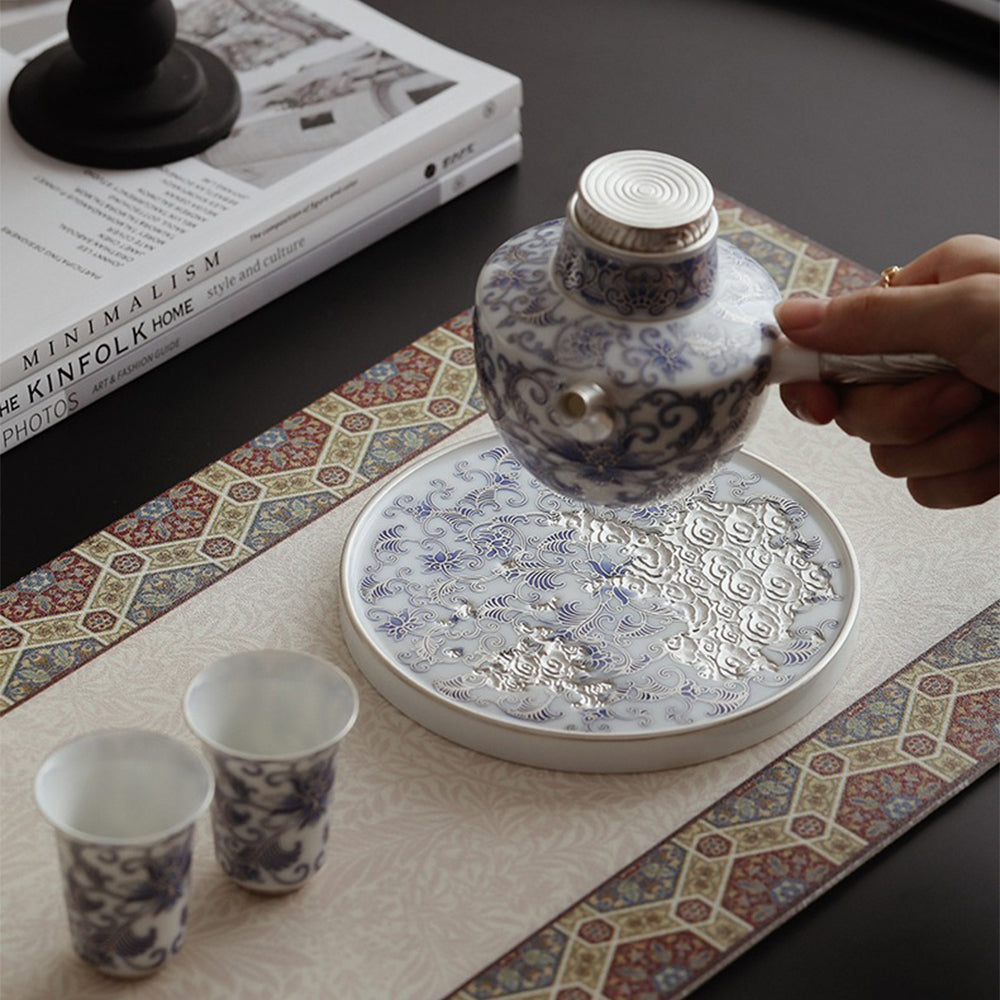 Blue White Porcelain Teapot | Dehua Ceramic Tea Set