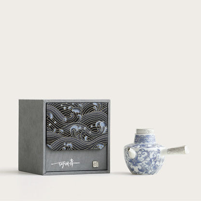 Blue White Porcelain Teapot | Dehua Ceramic Tea Set