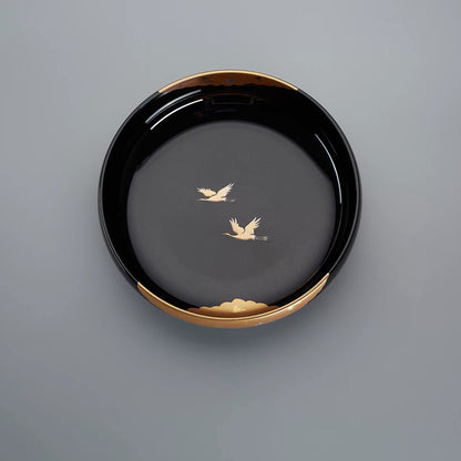 Japanese Lacquer Bowl | Crane Yamanaka Shikki Handcrafted Resin Bowl