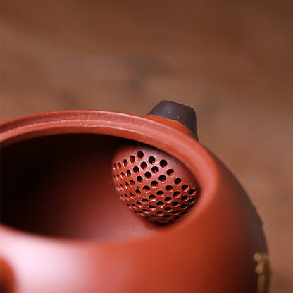 Xi Shi Teapot Dahongpao Red Clay Yixing Zisha Lotus 200ml