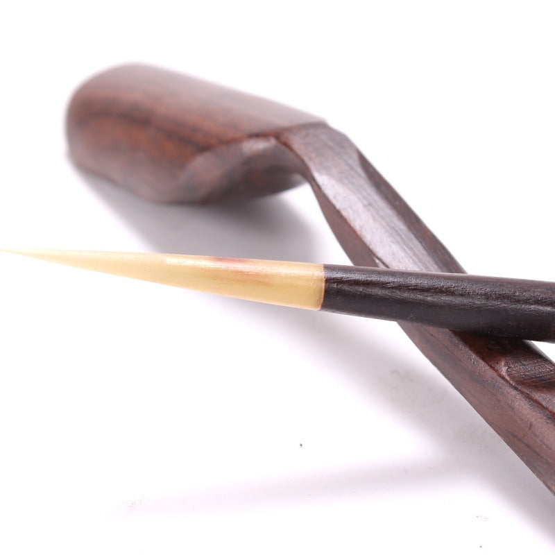 Ebony Wood Gongfu Tea Utensil Set Six Gentlemen