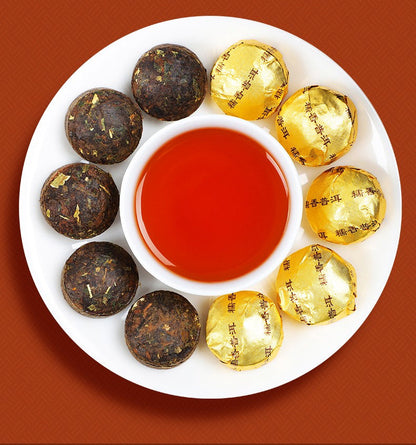 Ripe Pu-erh Tuocha Tea Gift Set 250g x2 Premium Yunnan