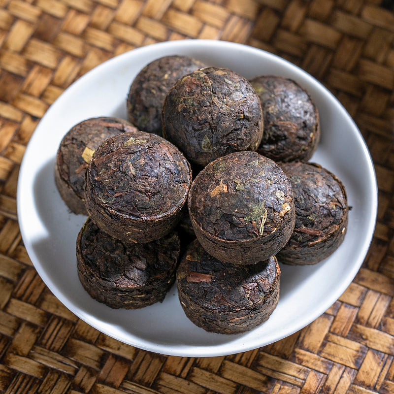 Ripe Pu-erh Tuocha Tea Gift Set 250g x2 Premium Yunnan