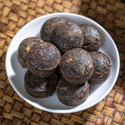 Ripe Pu-erh Tuocha Tea Gift Set 250g x2 Premium Yunnan