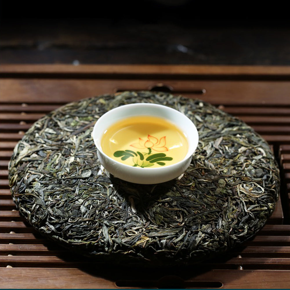 Raw Pu-erh Tea Cake Gift Set Beijing Opera, 2×357g