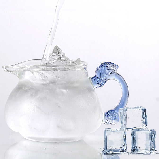 Dragon Handle Glass Fairness Cup 250ml Tea Pitcher
