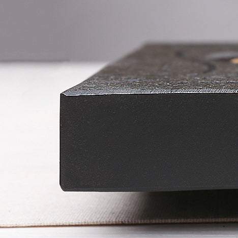 Tea Tray | Black Stone Lotus Flower Carved Gongfu