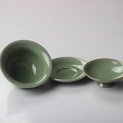 Longquan Celadon Ice Crack Gaiwan, 160ml Porcelain