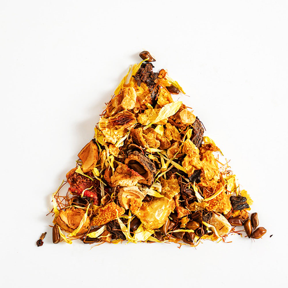 Tangerine Peel Black Plum Fruit Tea Bags | Hot & Cold Brew
