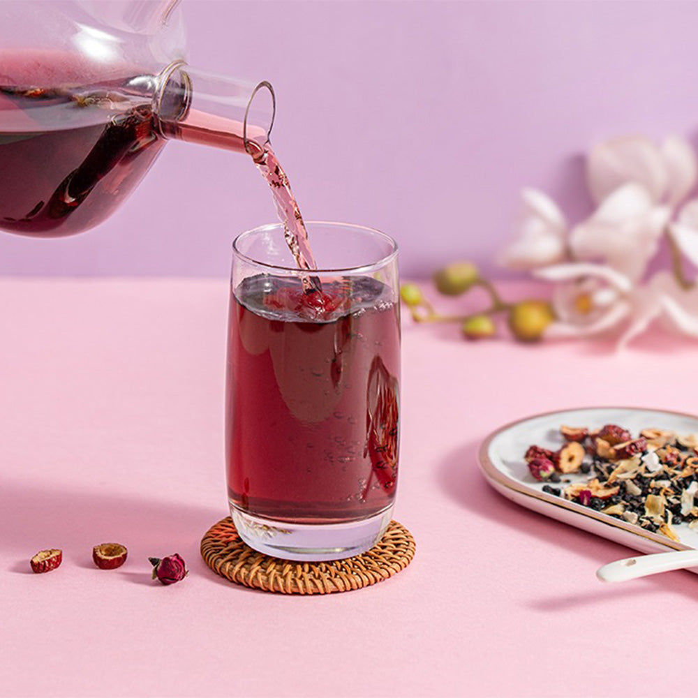 Herbal Beauty Tea Blend | Rosa Roxburghii & Wolfberry