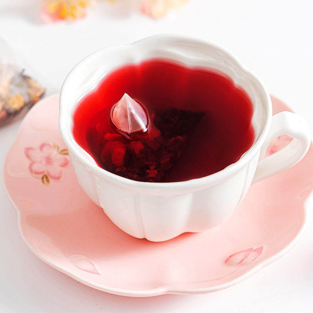 Sour Plum Tea Bags Chinese Herbal Fruit Tea 18 Pack