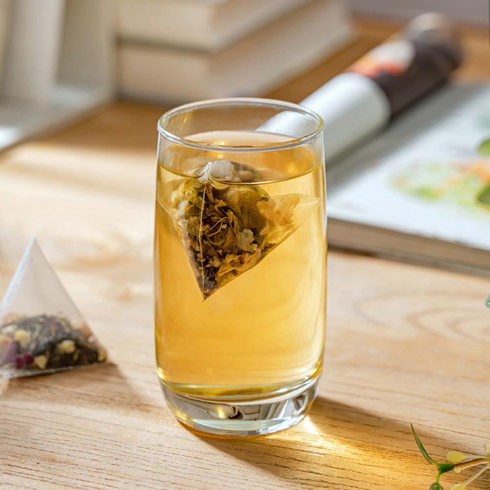 White Grape Rose Jasmine Green Tea Bags | Floral Fruit Tea Blend