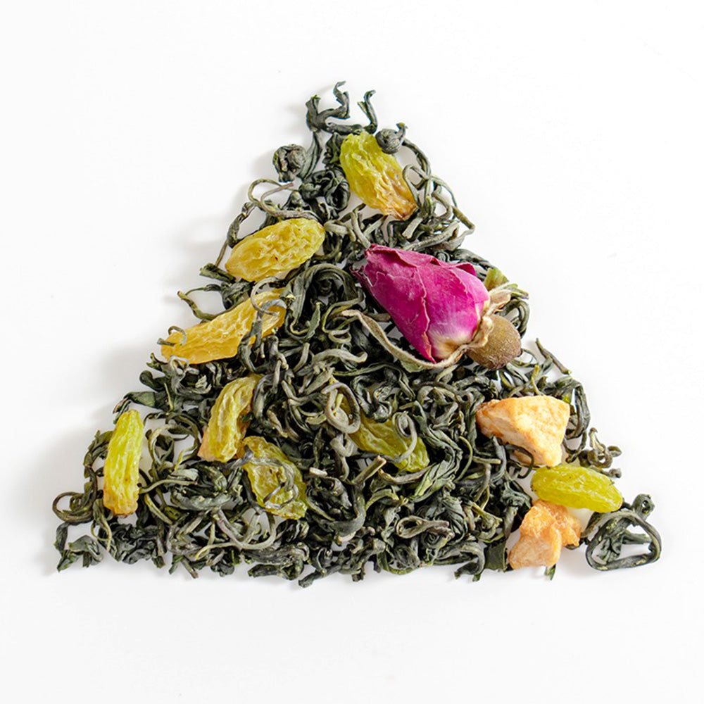 Green Grape Fruit Tea Bags Sugar-Free Floral Rose