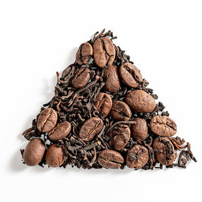 Coffee Puerh Tea Bags Triangular Blend Floral Fruity Aroma