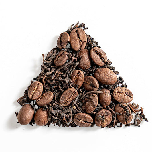 Coffee Puerh Tea Bags Triangular Blend Floral Fruity Aroma