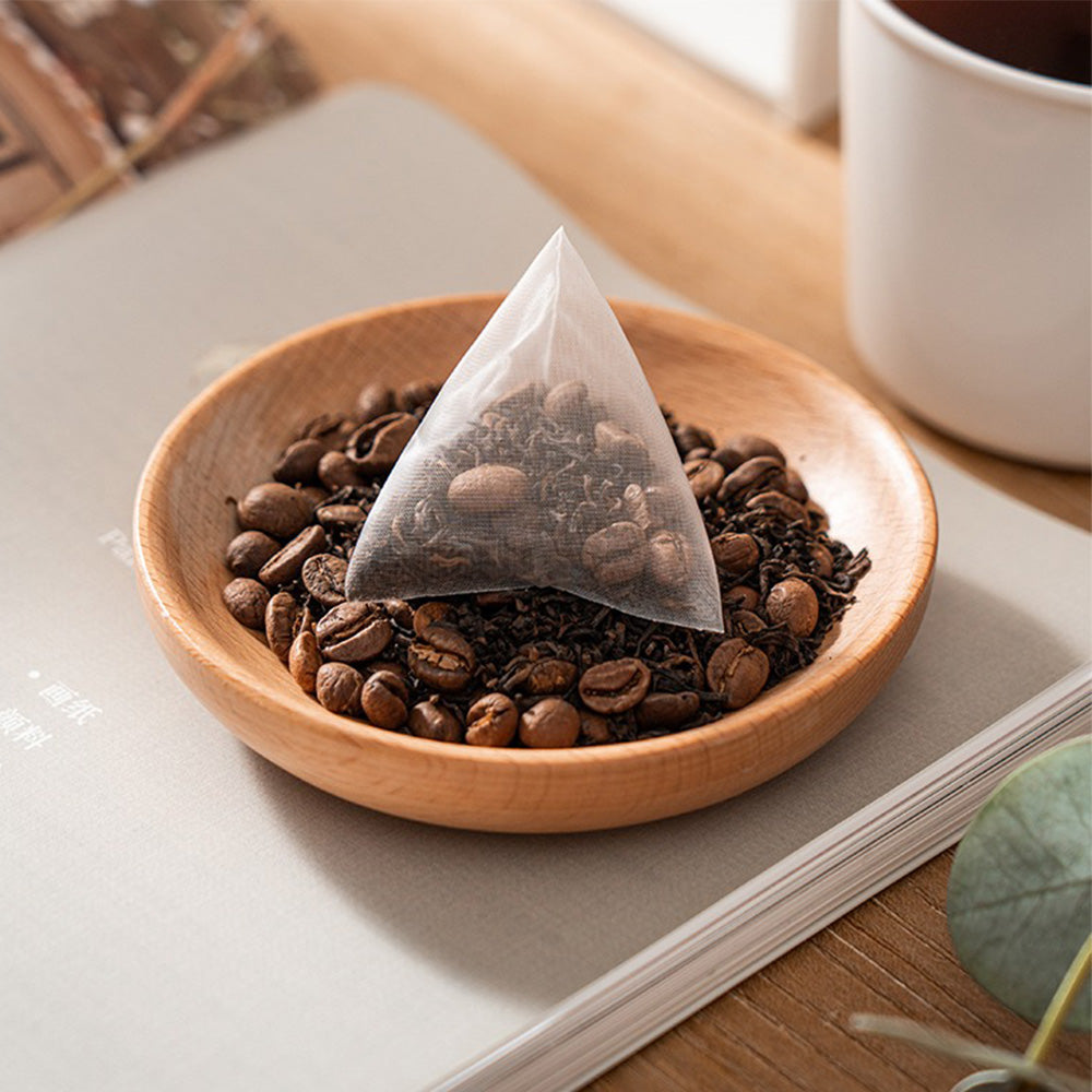 Coffee Puerh Tea Bags Triangular Blend Floral Fruity Aroma