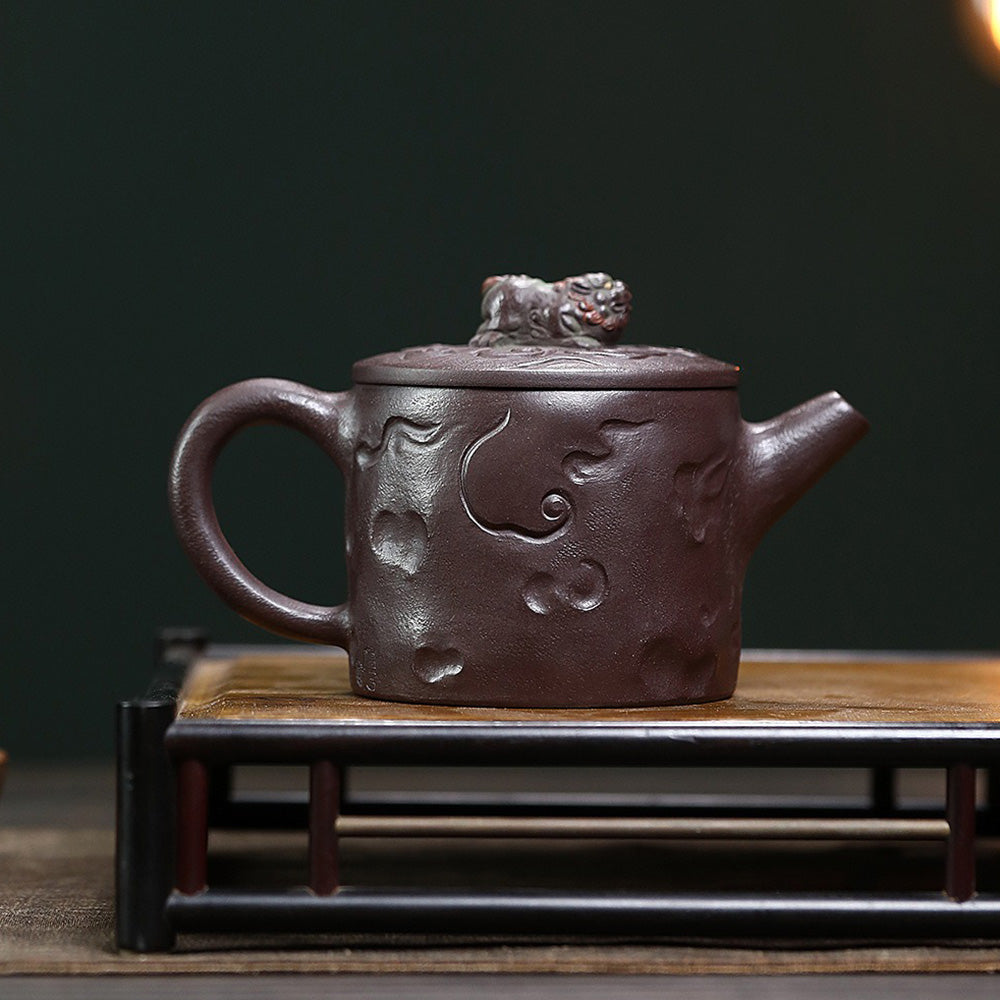 Teapot Purple Clay Kirin Hanwa – 280ml Zisha Gift