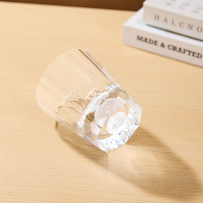 Whiskey Glass Tsukikage Moon – Edo Kiriko Handcrafted Crystal