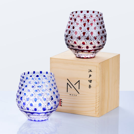 Whiskey Glass Tama-no-Hikari – Edo Kiriko Jewel Cut Crystal