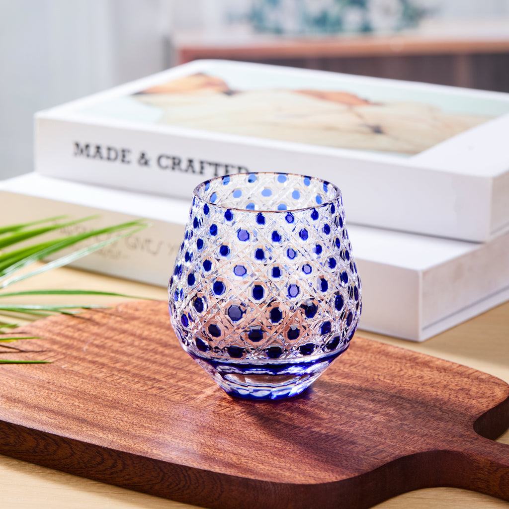 Whiskey Glass Tama-no-Hikari – Edo Kiriko Jewel Cut Crystal