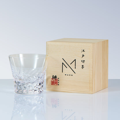 Whiskey Glass Tenshi no Tsubasa – Edo Kiriko Angel Wing Crystal