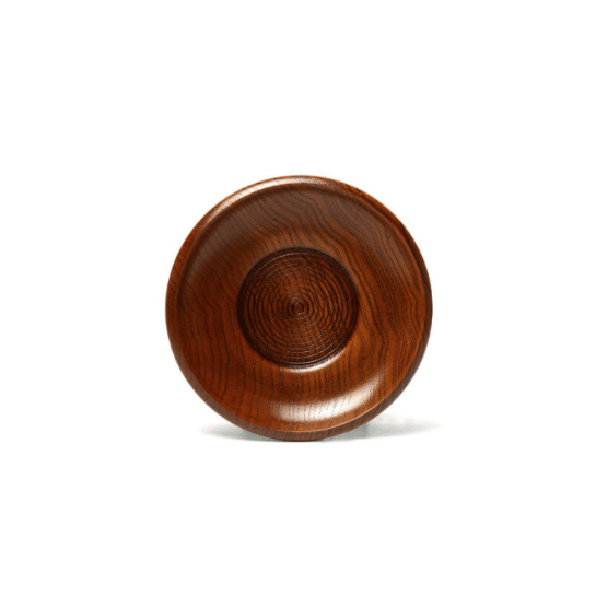 Wooden Tea Cup Set | Jujube Wood Cups Saucers & Spoons