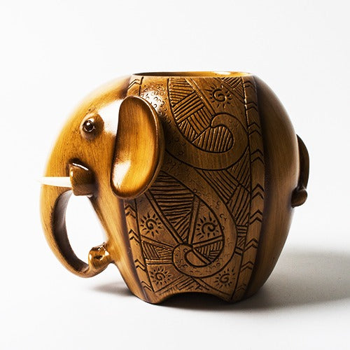 Gongfu Tea Tool Set — Elephant Wood Cha Dao 6-Piece