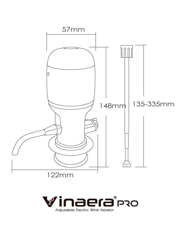 Electric Wine Aerator Pourer – Adjustable Aeration Dispenser