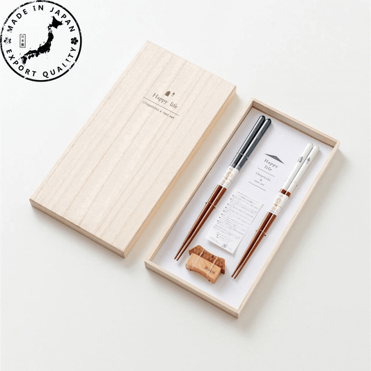 Chopsticks Set ISHIDA Happy Life | Couples Lacquer Gift Box