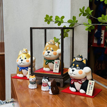 Japanese Shiba Inu Ceramic Coin Bank – Lucky Festive Gift