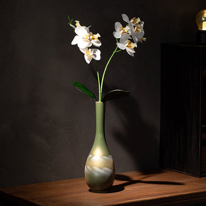 Japanese Ceramic Vase – Kutaniyaki Cloud Landscape Collection