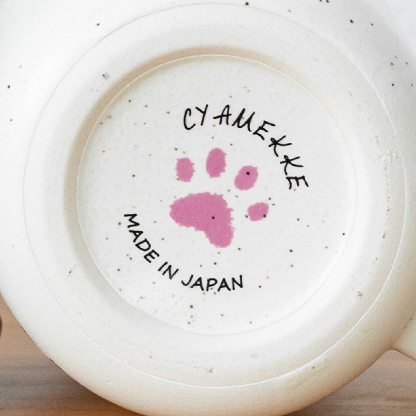 Ceramic Mug | Japanese Mino Ware Neko Cat Handcrafted Coffee Tea Cup