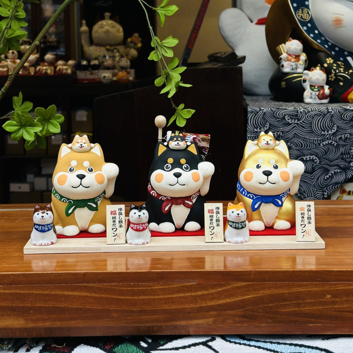 Japanese Shiba Inu Ceramic Coin Bank – Lucky Festive Gift