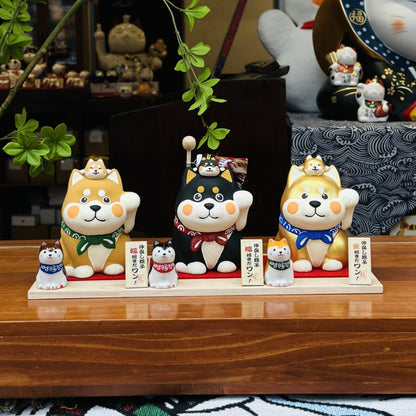 Japanese Shiba Inu Ceramic Coin Bank – Lucky Festive Gift