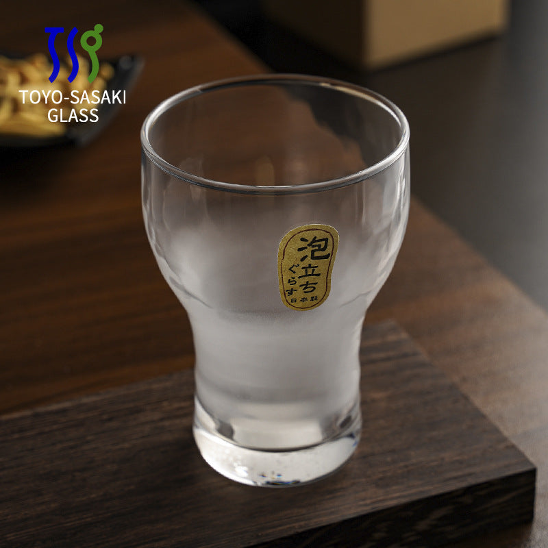 Beer Stein Japanese Frosted Glass – Toyo-Sasaki Artisan Mug
