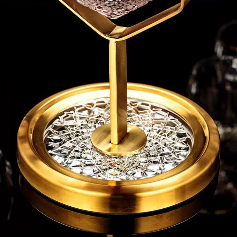 Crystal Wine Decanter Set with Stand & Glasses – Pendulum