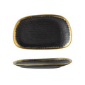 Black with golden rim
