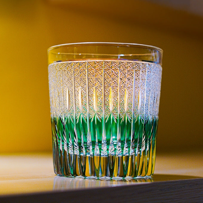 Whiskey Glass Stellar Nexus – Edo Kiriko Handcrafted Crystal