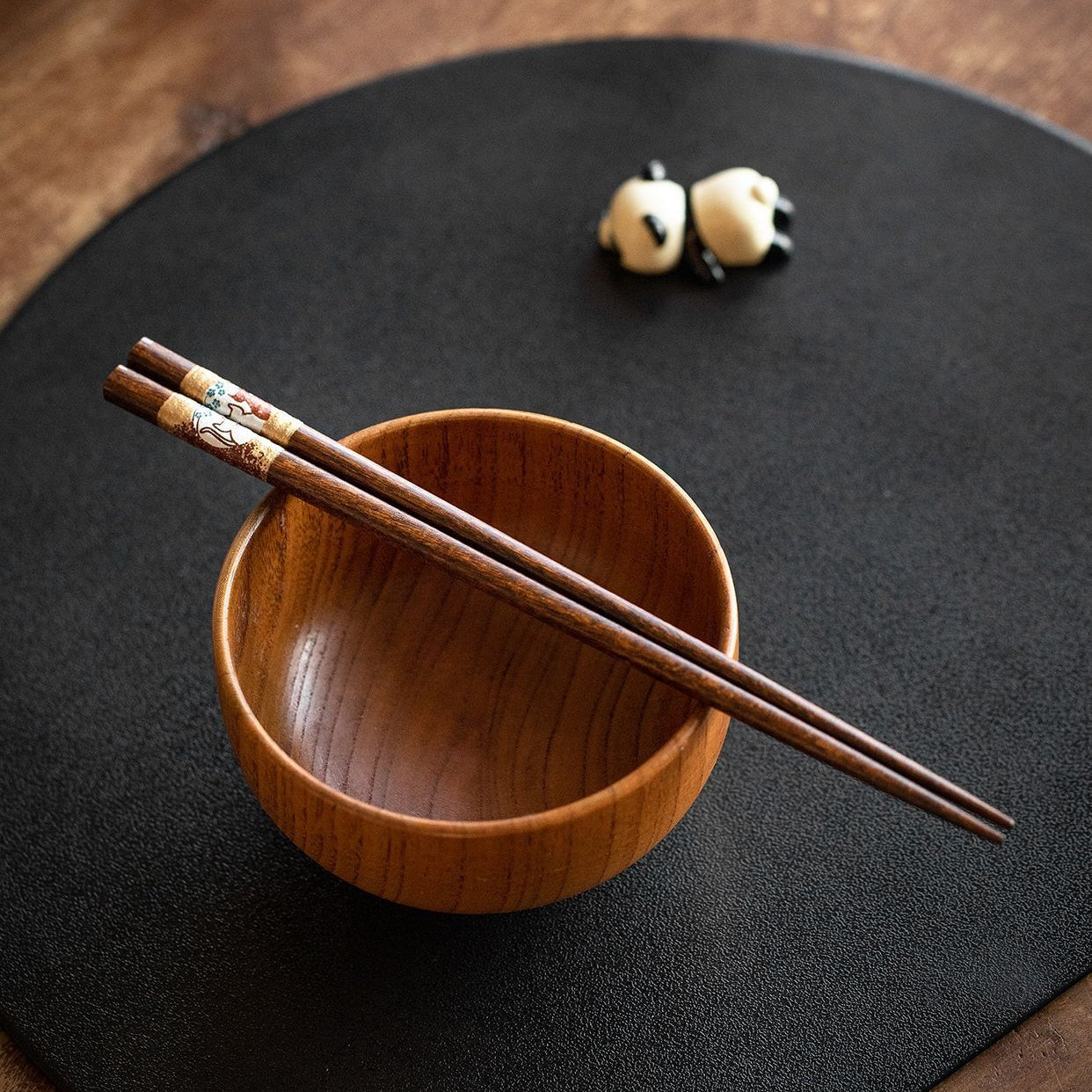 Wooden Chopsticks Sakura Cat Couple | Cherry Blossom Gift Set