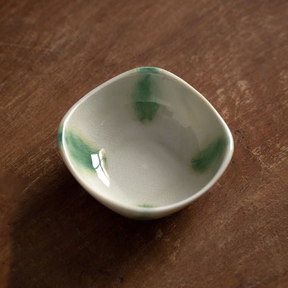 Ceramic Condiment Dish Set of 6 – Mino Ware Wabi Sabi