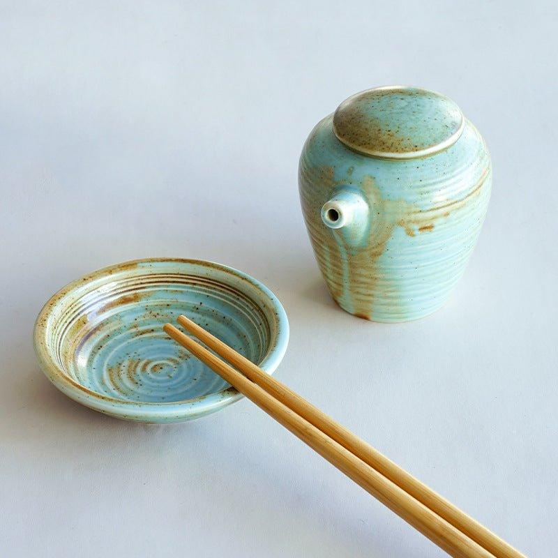 Soy Sauce Dispenser | Japanese Handcrafted Vintage Ceramic Tableware
