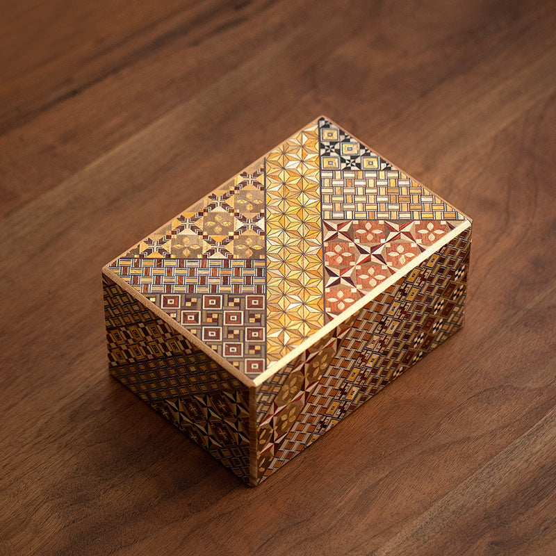 Japanese Puzzle Box Yosegi Zaiku | Himitsu Bako Secret Box