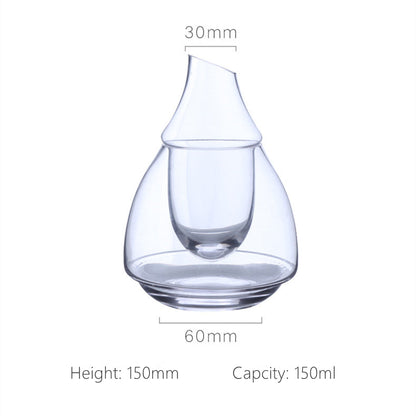Whiskey Decanter Set Two-Tier Spirit Glass with Ice Bowl