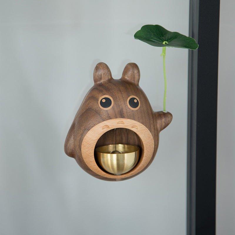 Wooden Doorbell with Chime – Totoro Handcrafted Home Decor