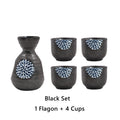 Black Set (1 Flagon + 4 Cups)