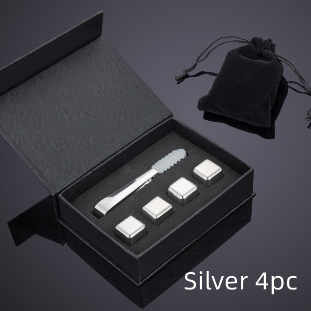Stainless Steel Ice Cubes Set | Reusable Chilling Stones